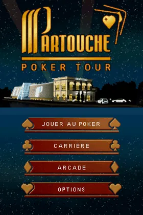 Partouche Poker Tour - Poker Texas Hold'em No Limit (France) screen shot title
